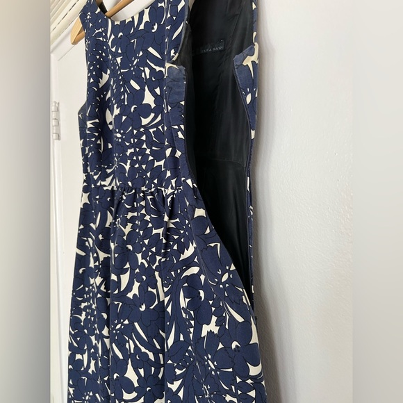 Zara Blue A-Line Dress - Picture 4 of 15